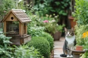 5 kleine Dinge, die Sie im Garten tun können, um Vögel vor Katzenangriffen zu schützen