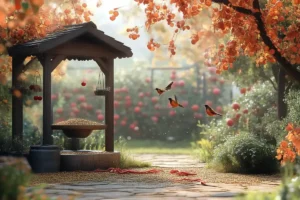 Wie man im Herbst einfach ein Rotkehlchen in seinen Garten lockt