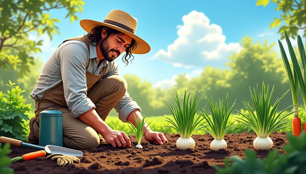 erfahren sie alles über das optimale pflanzen und die pflege von zwiebelsämlingen. entdecken sie die besten tipps und tricks, um gesunde und köstliche zwiebeln in ihrem garten zu kultivieren. ideal für hobbygärtner und küchenliebhaber!